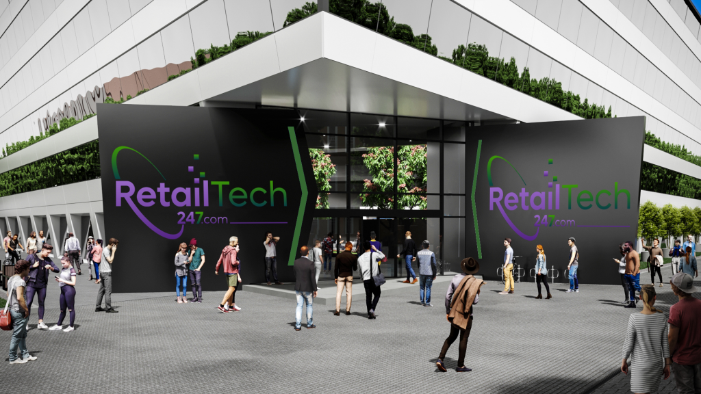 RetailTech247 virtual retail exhibition entrance